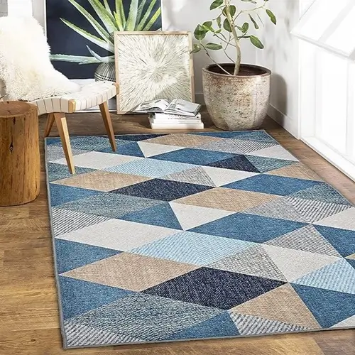 Jet Multi Printed 3D Jet Vintage Persian Carpet