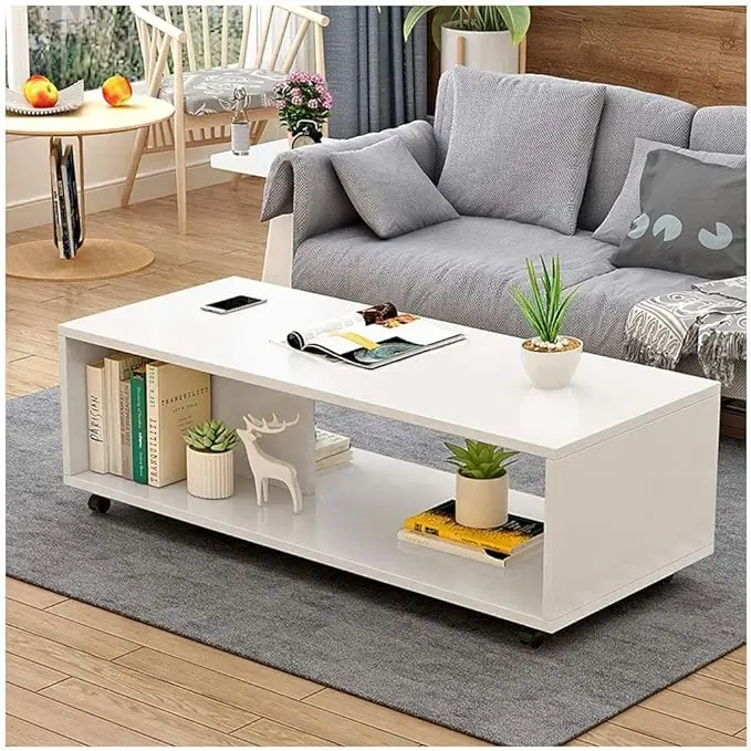 Lukzer Engineered Wooden Center Table