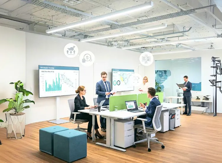 small office interior design or you can say office interior design or corporate office interior design.
