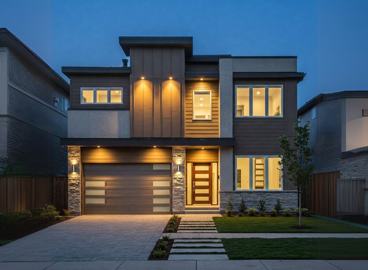 Timeless Finishes for house front design