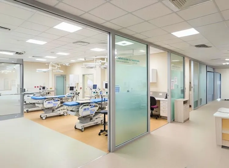 Effective clinic interior design separates clinical and administrative zones, improving workflow, patient privacy, and overall operational efficiency.