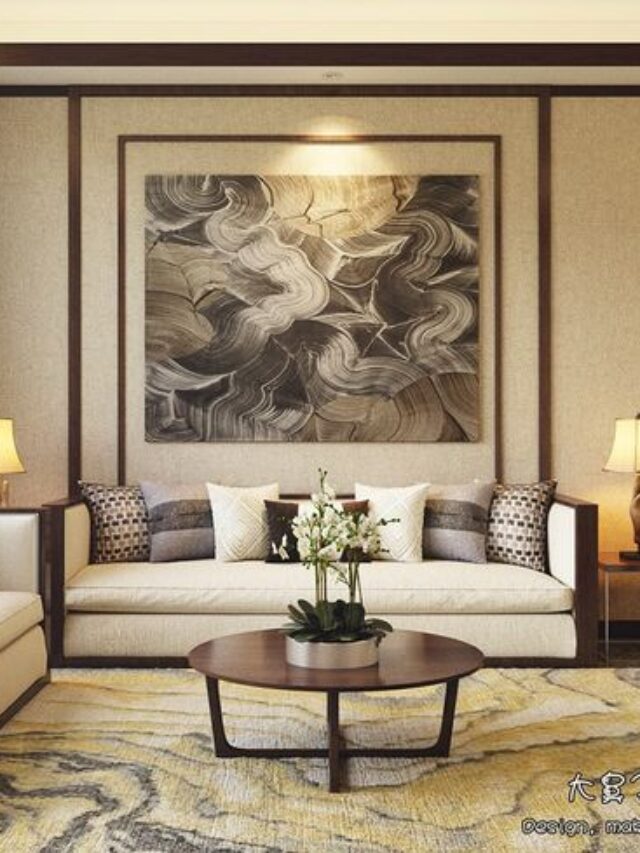 Sofa Set with Asian Influence