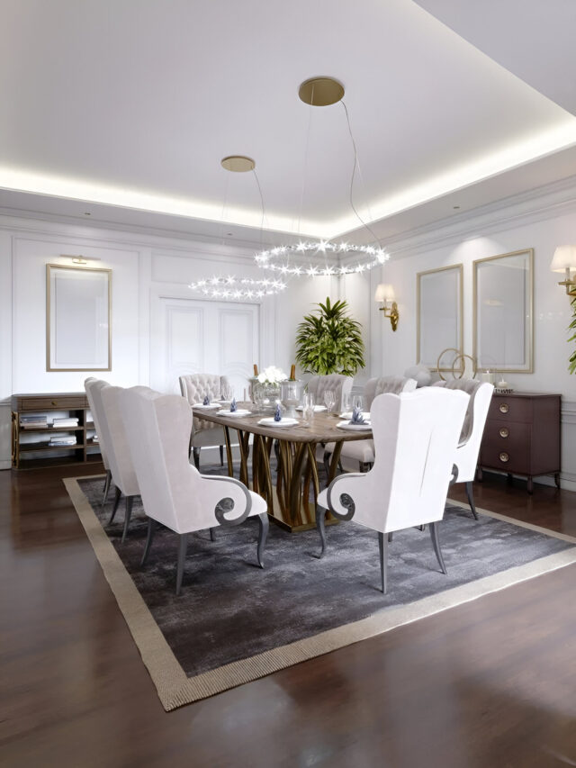 Dining Room False Ceiling Design Cove Lighting