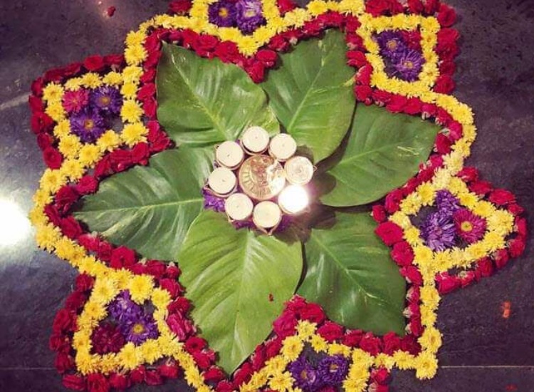 30. Eco friendly Rangoli