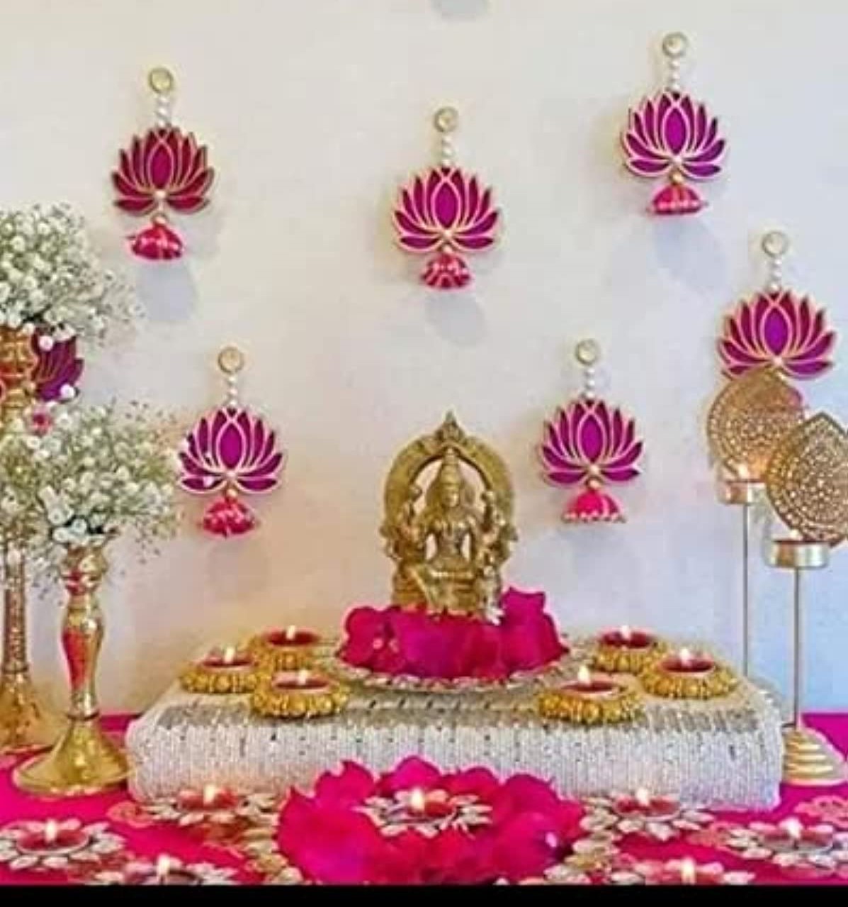 Jhumki Style Wall Hanging for Home Decor