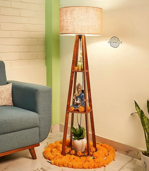 Wooden Floor Lamp