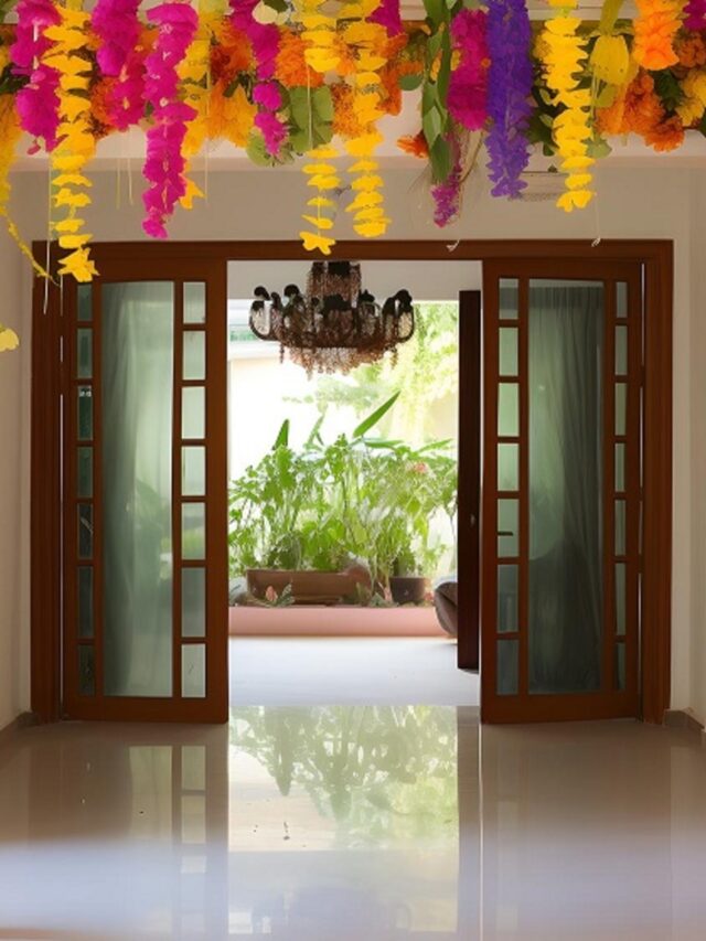 Minimal Floral Arrangements for Diwali Decor