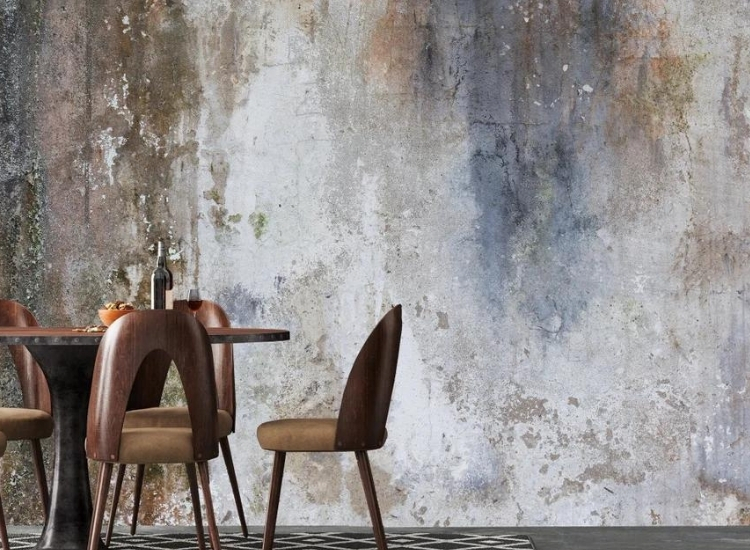 Dark concrete finishes