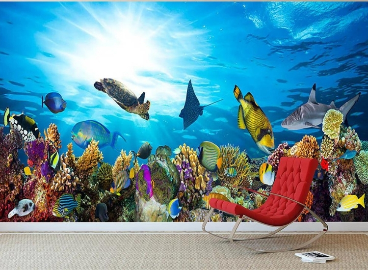 Coral reef and under sea wallpaper