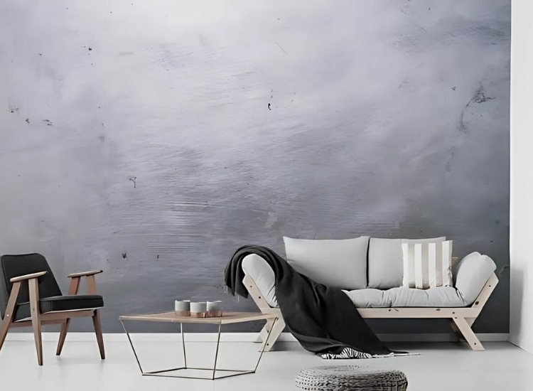 Mettalic grey finish