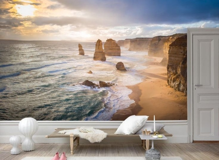 Whimsical Cloudscapes and Floating Island