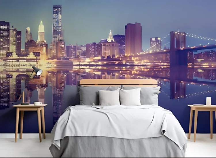 Urban Skylines and Cityscape Murals