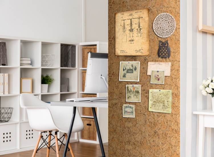 Corked wallpaper