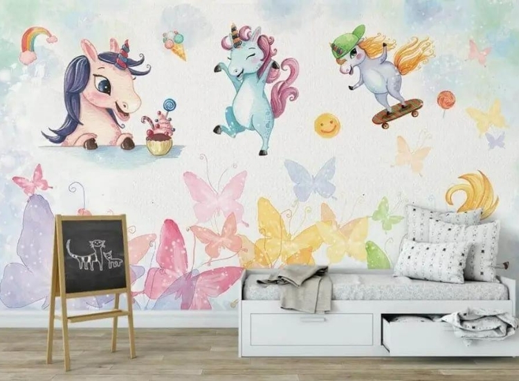 Fantasy world unicorn wallpaper