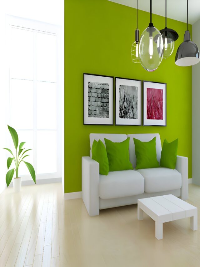 Green Vastu Colors for Living Room