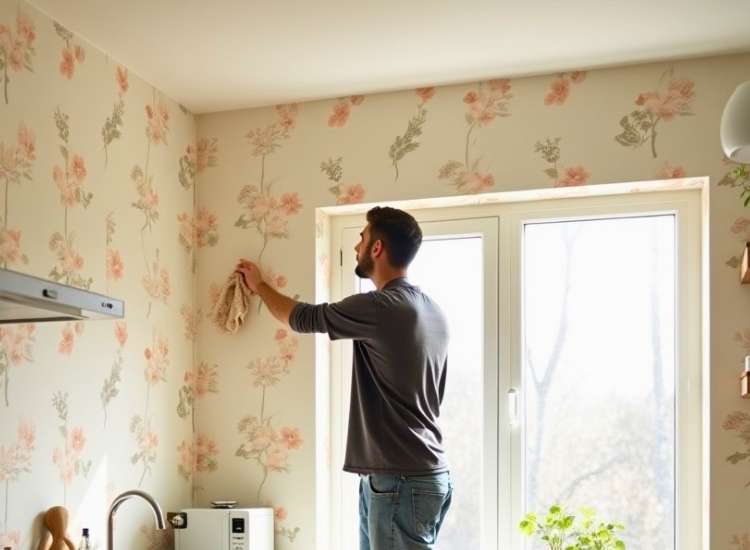 Easy-to-Clean Kitchen Wallpaper