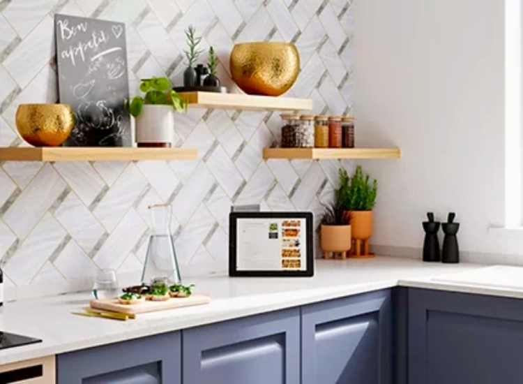 Tile-look Wallpapers for a Modern Touch