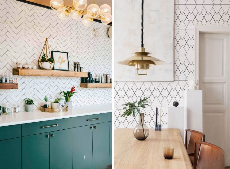 Contemporary Geometric Wallpaper Patterns