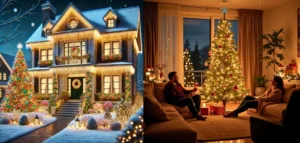 42 Beautiful Christmas Light Decorations For Home