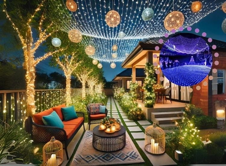 "Cover large areas effortlessly with lighting solutions designed for big spaces, creating a stunning and festive Christmas lighting display."