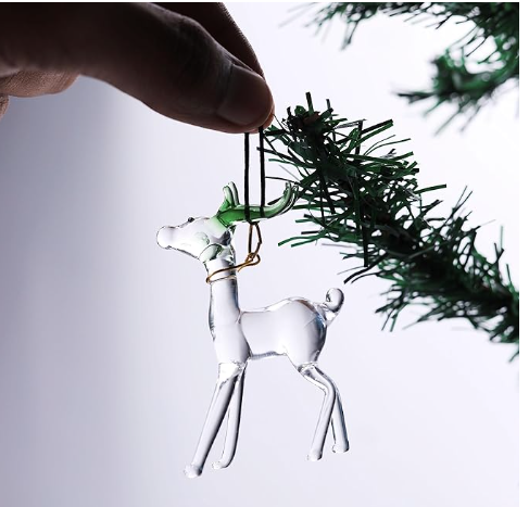 6 Piece Reindeer Christmas Ornaments