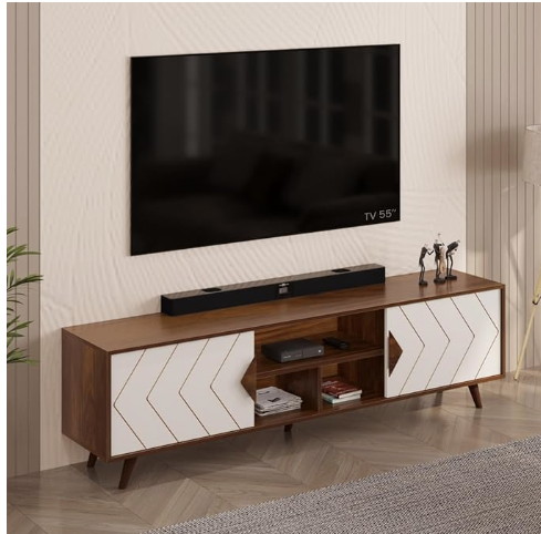 Wood Floor Standing TV Unit