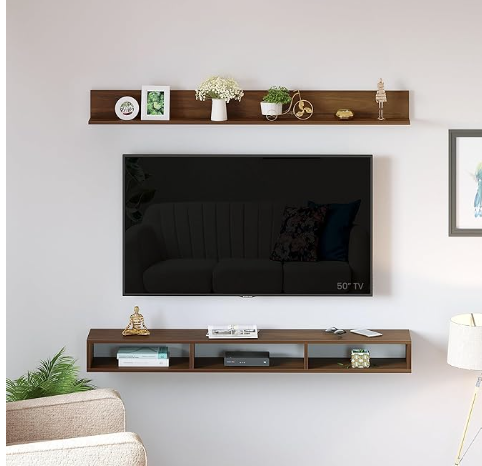 Engineering Wood Wall Mount TV Cabinet