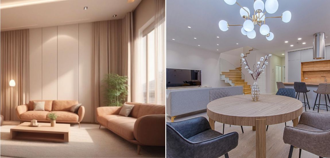 Lights in interior