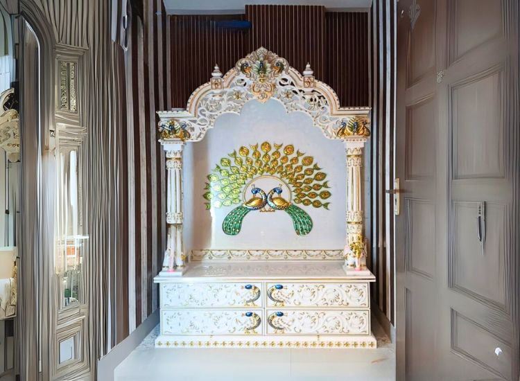 10. Traditional Marble Mandir