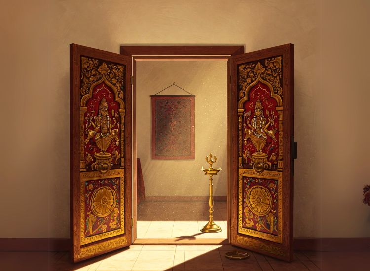 12. Painted Double Doors