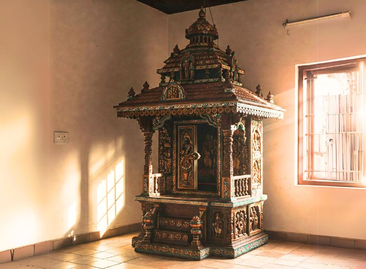 14. South Indian Wooden Temple