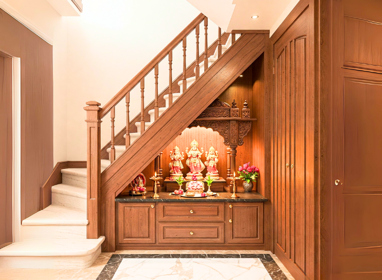 15. Under Staircase Mandir Unit 1