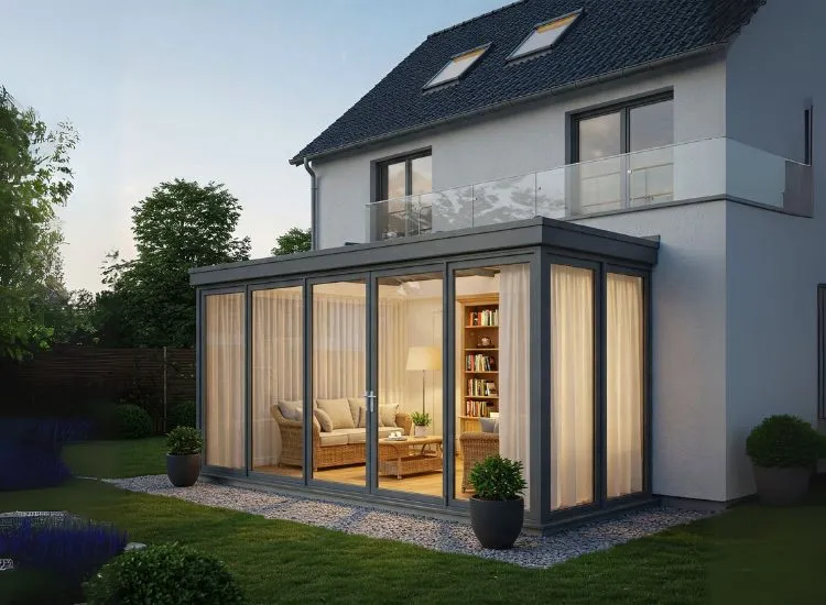 A stunning modern duplex house design with coastal aesthetics, airy duplex house interior, and seamless indoor-outdoor living.