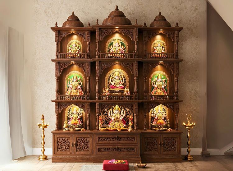 Multilevel Pooja Unit Design.