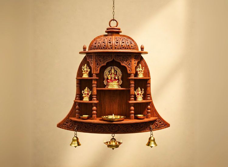 29. Hanging Bell Type Pooja Unit