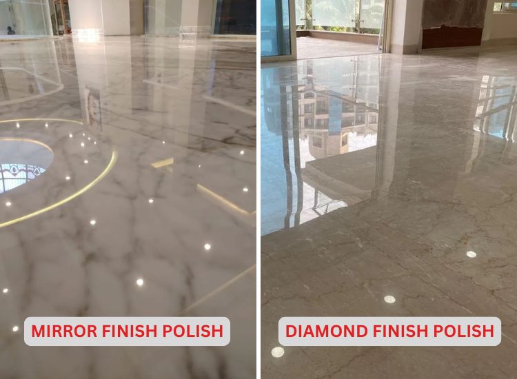 37. Mirror finish polish diamond finish polish