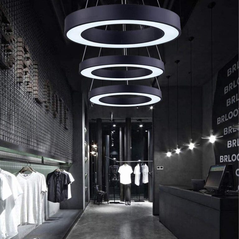 Led Round Hanging Pendant Light
