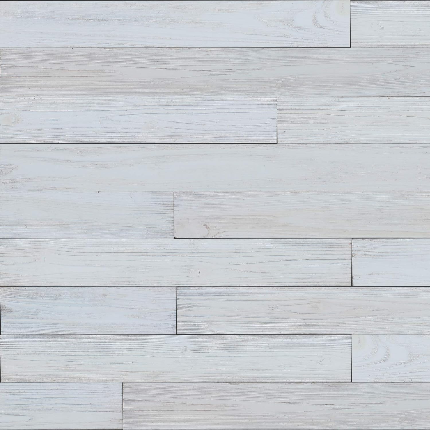 Rustic Reclaimed Wood Paneling for Accent Walls, White Wash, 10.5 sq. ft.