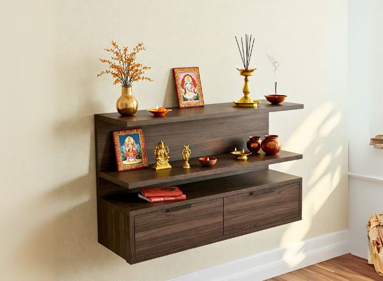 Floating Self Home Temple Unit Design.