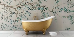 Transform Your Space With Elegant Bathroom Wallpaper