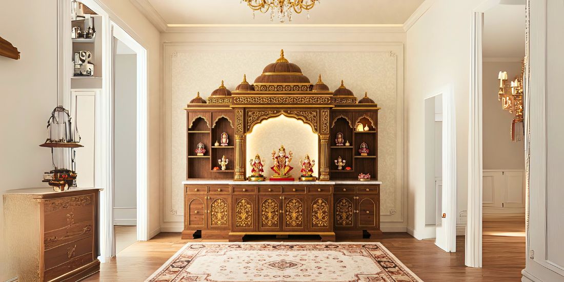 Pooja Unit Design For Home with All Spaces Of Home.