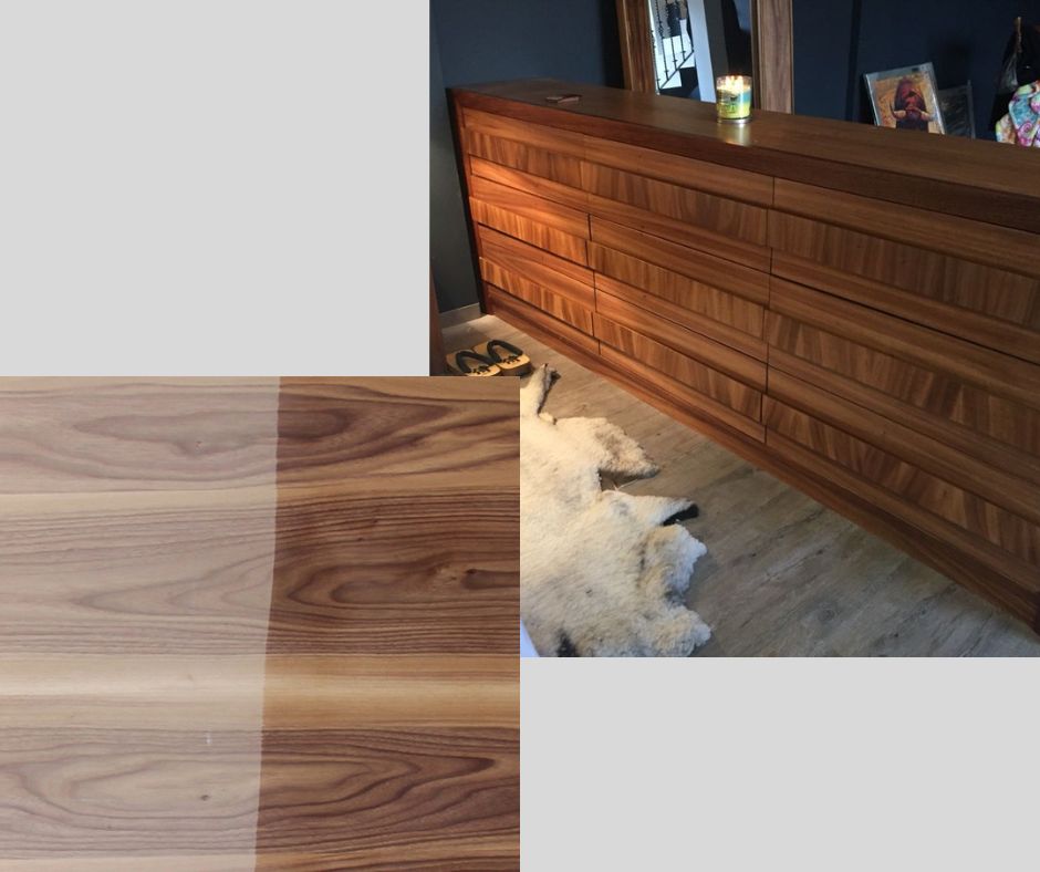 Walnut veneer
