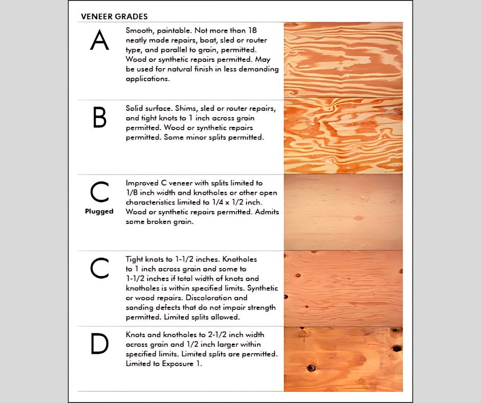 face and back grades