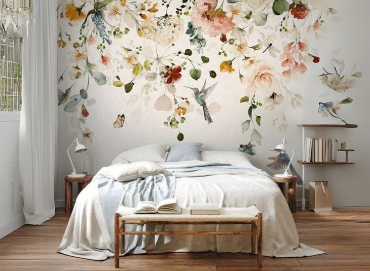 floral wallpaper for wall