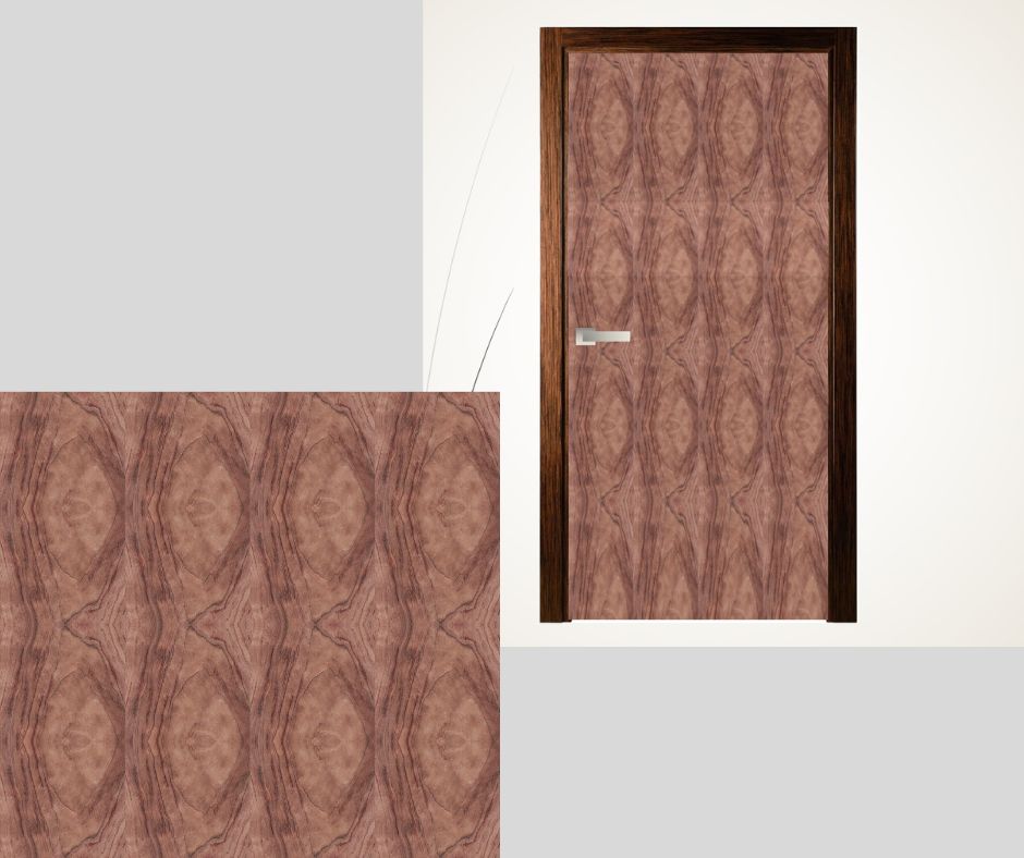 Woven veneer featuring 100% handwoven, decorative surface made using natural, engineered, dyed wood or bamboo