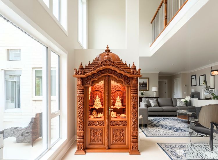 21. Twin Carved Door