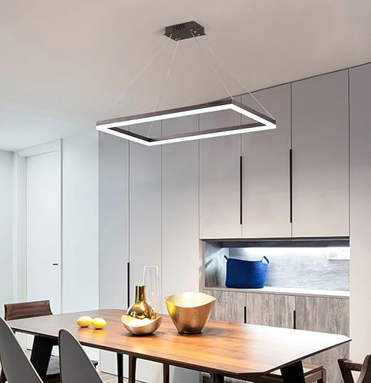 Aluminum Multi Light Rectangular LED Hanging
