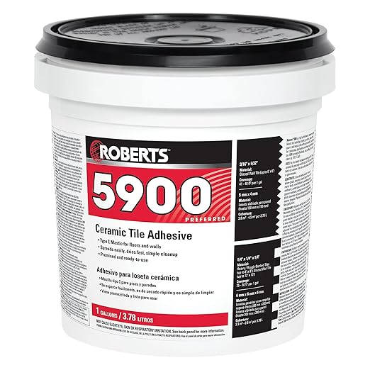 Ceramic Tile Adhesive, 1 Gallon