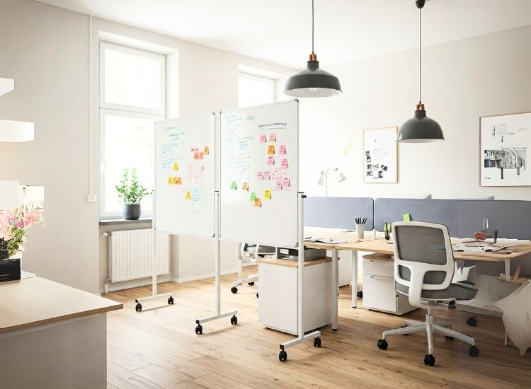 23. Mobile WhiteBoard As Room Divider