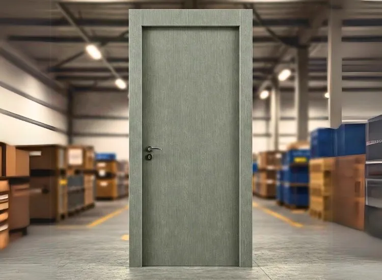 Stylish HPL door design offering durability and a modern finish, perfect for a variety of house door types and contemporary home designs.